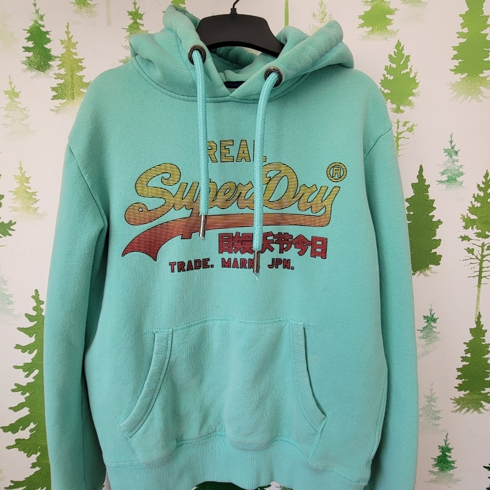 Superdry Mint Pullover Hoodie.